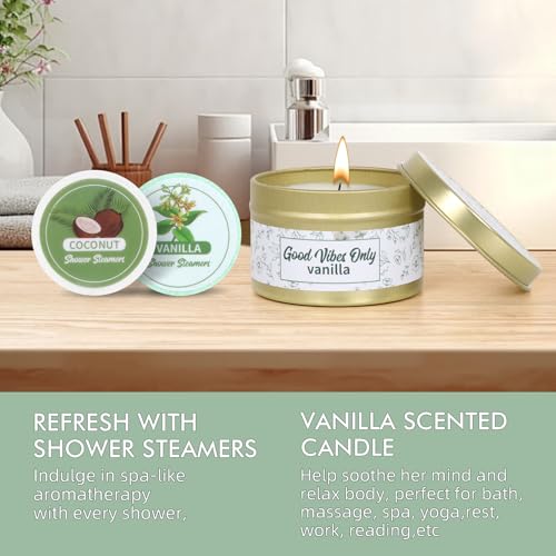Valentines Day Gifts for Her - Spa & Self Care Gift Basket for Women, Wife, Girlfriend - Romantic Pampering Box for Relaxation, Birthday, Thinking of You