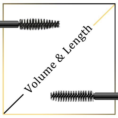 Mascara Black Waterproof Volume & Vegan & Cruelty Free Mascara Makeup Set Holiday Gift for Beauty Lovers