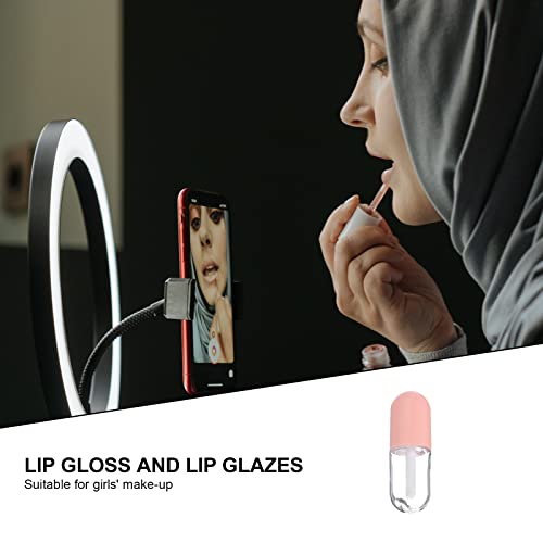 Mini Lip Gloss Empty Bottle 5Ml 10Pcs Refillable Lipstick Tubes for Diy Lip Color and Gloss Portable and Stylish Compact Design