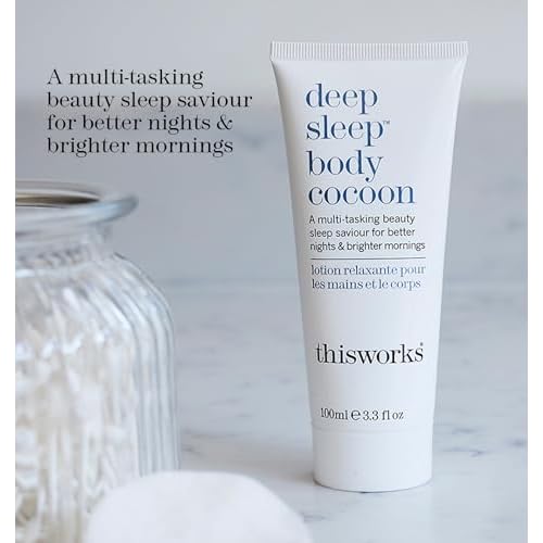 THISWORKS Deep Sleep Body Cocoon ? Hydrating Body Lotion with Lavender, Chamomile & Vetivert ? Soothing Nighttime Moisturizer for Dry Skin, Promotes Relaxation & Better Sleep ? 100ml?