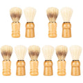 Beaupretty Men S Shaving Brush with Wooden Handle for Beard Grooming and Styling Durable Shave Accessory for Home Travel and Salon Use