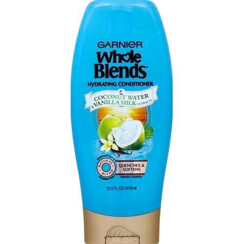 Garnier Whole Blends Conditioner with Coconut Water & Vanilla Milk Extracts, 12.5 fl. oz.