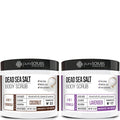 pureSCRUBS Coconut Dead Sea Salt Scrub + Lavender Body Scrub