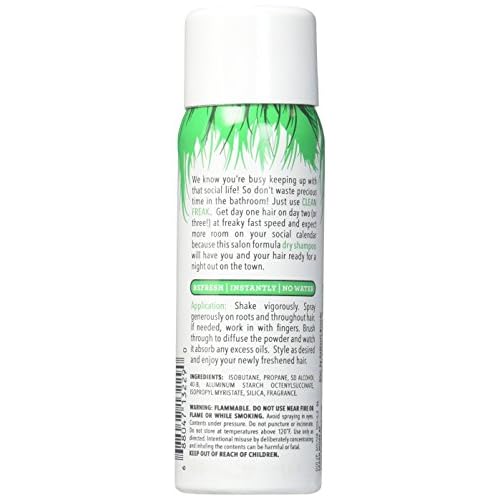 Not Your Mother's Clean Freak Refreshing Dry Shampoo, Eucalyptus, 1.6 Ounce