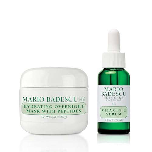 Mario Badescu Vitamin C Serum for All Skin Types Lightweight Serum with Vitamin C & Sodium Hyaluronate Visibly Reduces Signs of Aging 1 Fl Oz