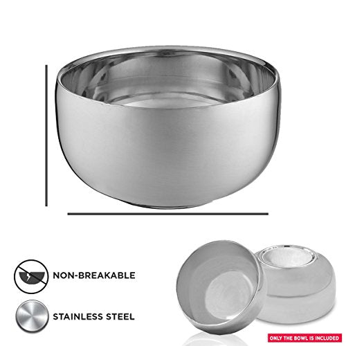 Perfecto Chrome Shaving Stand and Shaving Bowl