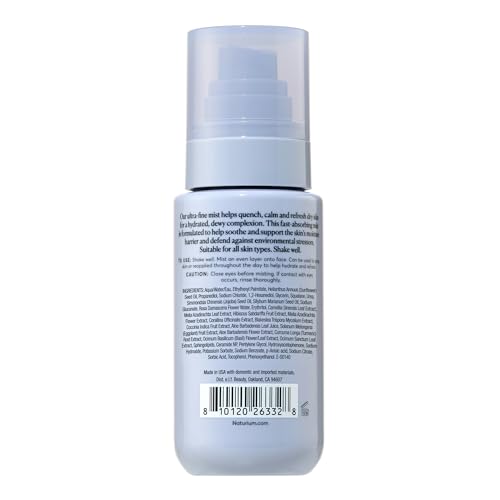 Naturium Barrier Bounce Mist, Hydrating Skincare with Urea, Squalane, Plant-Derived Ceramide & Aloe, 100 mL / 3.4 fl oz