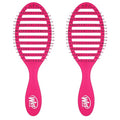 Wet Brush Speed Dry Hair Brush - Pink - Vented Design and Ultra Soft HeatFlex Bristles Are Blow Dry Safe With Ergonomic Handle Manages Tangle and Uncontrollable Hair - Pain-Free (Pack of 2)