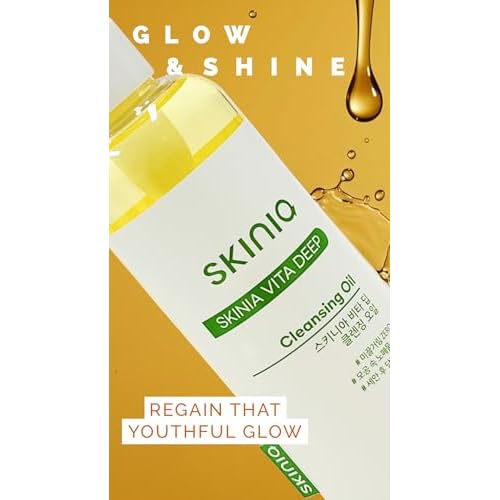 Vita deep Cleansing Oil for Face, Makeup Blackhead Remover, Korean Skin Care, 6.76 fl oz