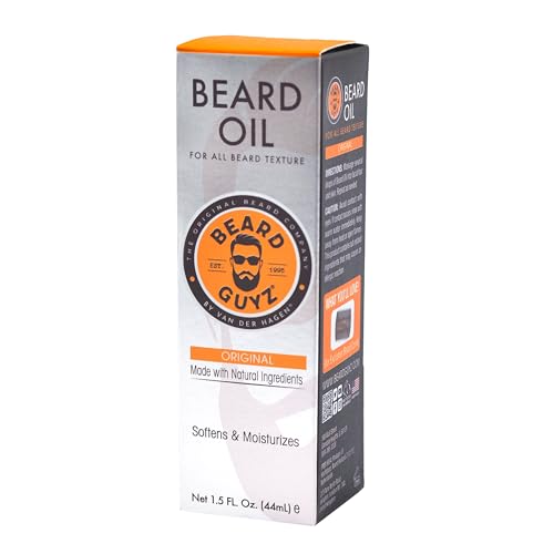Beard Guyz Beard Oil ? Lightweight Beard Moisturizer & Conditioner ? Softens Facial Hair, Hydrates Skin Under Beard, Reduces Itch & Frizz ? Men¡¯s Grooming Oil, 1.5 oz
