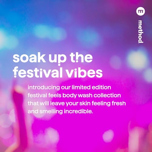 Method Limited Edition Body Wash, Hip Hop Heat with notes of Hibiscus, Jasmine Leaf, and Lychee, 18oz