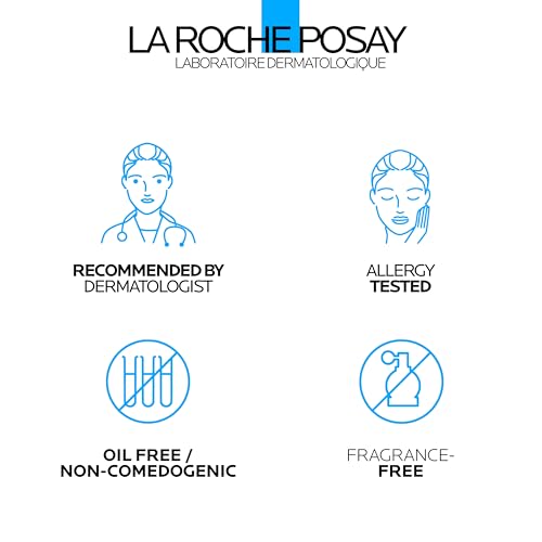 La Roche-Posay Effaclar Dual Acne Face Wash With 4% Benzoyl Peroxide & LHA Exfoliant, Acne Treatment Help Clear & Prevent Blemishes, Paraben Free & Oil Free Wash, 6.76 Fl Oz