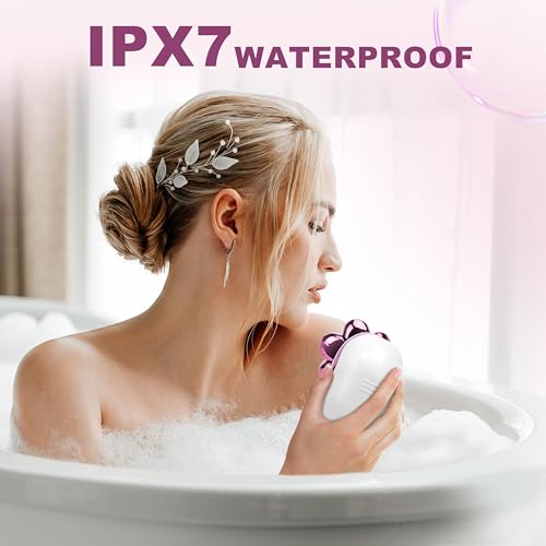 Electric Razors for Women Legs: 120 Minutes Long Time Use Rechargeable Electric Shaver for Women - IPX7 Waterproof Wet Dry Dual Purpose Hair Remover - Trimmer for Lady Face Public