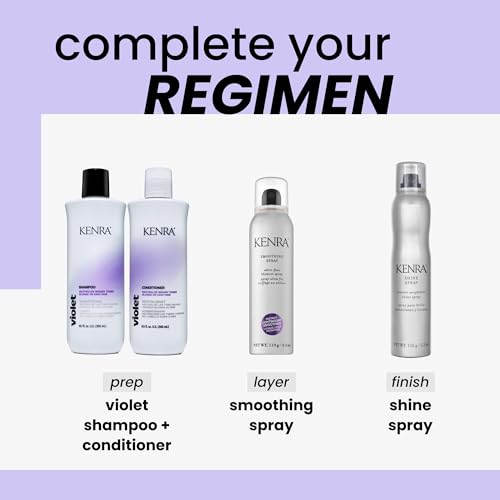 Violet Conditioner | Eliminates Brassy Tones | Purple Pigment + Deposit | Neutralizes Yellow | Moisturizes Processed Hair | Enhances Vibrancy of Blonde or Gray Hair | Color Safe
