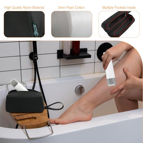 Beautyflier Carrying Bag Compatible with Risina Bikini Trimmer for Women, Travel Holder for OLOV Electric Body Hair Trimmer, Travel Carrier Case for Cordless Body Shaver for Trip (Bag Only)