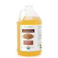 velona USDA Certified Organic Flaxseed Oil - 1 Gallon / 128 Fl Oz |100% Pure and Natural Carrier Oil | Unrefined, Cold Pressed | Body, Face & Skin Care | Use Today - Enjoy Results