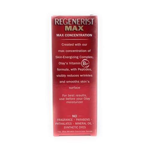 Olay Niacinamide Serum MAX Wrinkle Reducing, Fragrance ? Free, 1.3oz. (40 mL)