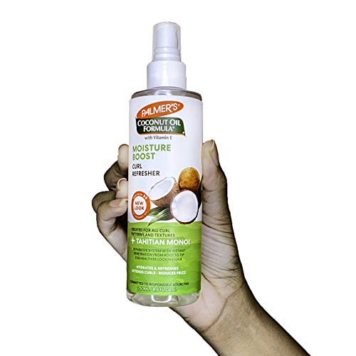 Palmer's Coconut Oil Formula Moisture Boost Curl Refresher Spray, 8.5 Ounce (Pack of 2)