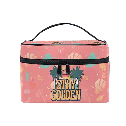 BAD BANANAS Golden Girls Gifts - Makeup Bag - Leaf - Golden Girls Merchandise Toiletry Bag for Women, Sister, Friend, Bestie