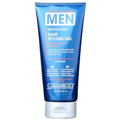 Giovanni Cosmetics Men Hair Styling Gel, 6.8 oz
