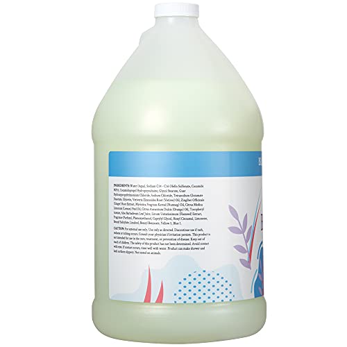 Ginger Lily Farms Botanicals Nourishing Body Wash, Island Tranquility, 100% Vegan & Cruelty-Free, Green Tea & Lemongrass Scent, 1 Gallon Refill (128 fl. oz.) (Pack of 2)