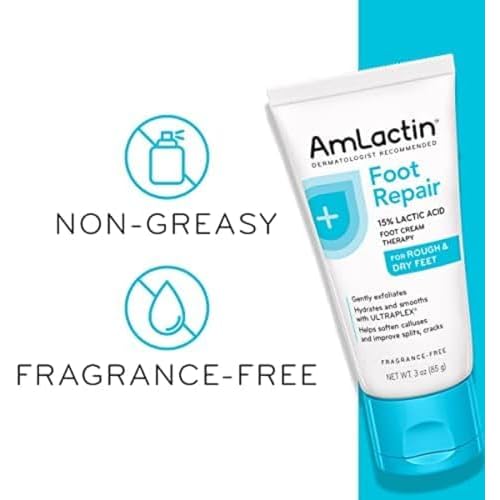 AmLactin Foot Cream Therapy, 3 Ounce (Pack of 2)