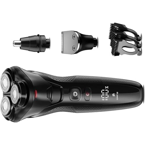Men's Grooming Kit, 3-in-1 Electric Trimmer and Shaver