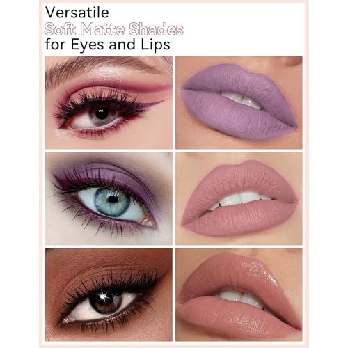 Erinde Waterproof Cream Eyeshadow Stick, Matte Nude Eye Shadow Sticks, Longwear Blendable High Pigmented, Neutral Eye Shadow Sticks Matte for Older Eyes, Smokey Eyeshadow Pencil Crayon, 19 Light Taupe