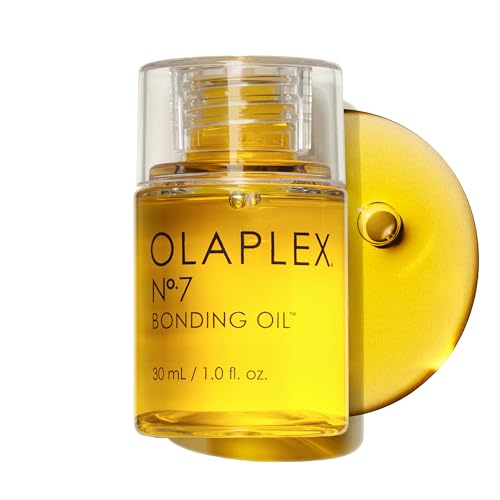 Olaplex N¨¬. 7 Bonding Oil: High Shine | Heat Protectant, Visibly Smooths & Softens Hair, Added Color Vibrancy, Up to 72 Hour Frizz Control | For Coily, Curly, Straight, and Wavy, 30 mL / 1.0 Fl Oz
