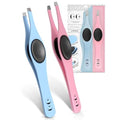 Cocos Closet Precision Tweezers for Women Facial Hair - Stainless Steel Tweezers for Women and Men - Ideal for Eyebrow Shaping and Hair Removal - Slanted Tips, Durable and Ergonomic Grip Design