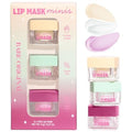 BABE ORIGINAL Lip Mask Minis Trio, Set of 3, Overnight Lip Mask for Dry Lips | Frosted Vanilla, Sweet Mint & Sugar Plum Scented | Vitamin E, Roship Oil & Hyaluronic Acid for Smoother, Moisturized Lips