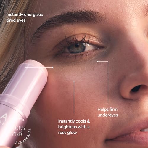 TULA Skin Care Pink 'Spresso Energizing Eye Balm 0.35 oz + Travel-Size 24-7 Hydrating Day & Night Cream 0.5 oz, 2-Piece Holiday Kit