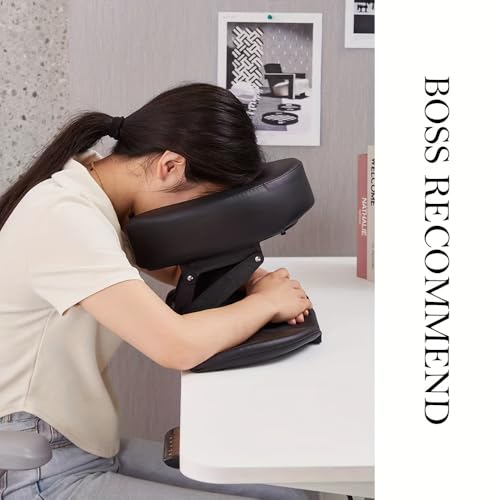 Massage Headrest for Table Bed Mattress Face Cradle with Pad, Face Down Therapy After Eye Surgery Adjustable Massage Headrest Cradle with Face Cushion, Head Support Massage Equipment