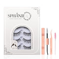 Natural Wispy Strip Lashes, 12.5mm Lightweight Faux Mink Lashes, 35mm Flared False Eyelashes for Everyday Natural Look, Soft & Comfortable, 5 Pairs
