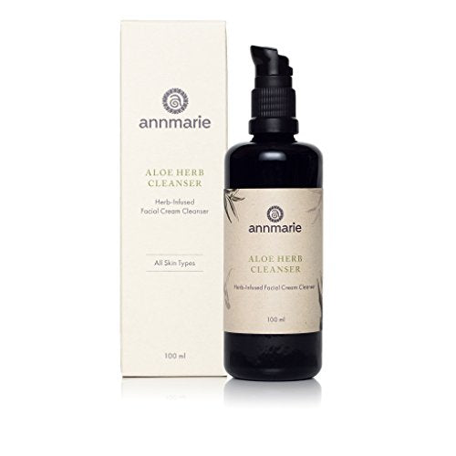annmarie Skin Care Aloe Herb Facial Cleanser - Gentle, pH-Balanced Cleanser with Aloe Vera, Coconut Oil & Calendula, Suitable for All Skin Types (100ml)