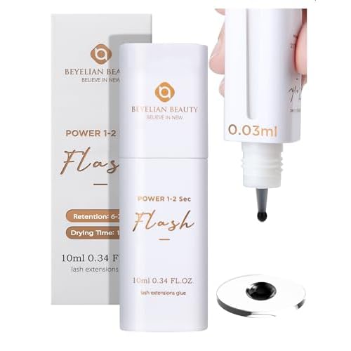 BL Lashes Ultra Plus | Lash Glue for Lash Extensions, Quick Drying Within 2-3 Sec, Up to 7 Weeks Long-Lasting Lash Retention, Black Adhesive for Professional Supplies (5g)