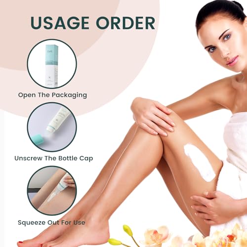 DVK Hair Removal Cream, 4.23 fl oz, Silky Smoothness, Hairfree, Waxing Kit, Shaving Foam, Skincare, Painless