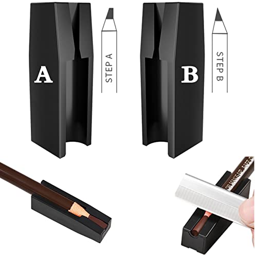 Eyebrow Pencil Shaper Eyebrow Pencil+6 Piece Dark Brown Waterproof Eyebrows Pencil Tattoo Makeup And Microblading Supplies Kit