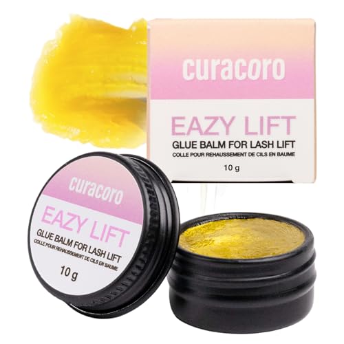 Curacoro Eazy Lash Lift Glue Balm 10g, Nourishing Lash Lift Adhesive for Eyelash Curling & Lamination | Hydrating, Long-Lasting Lash Lift Balm