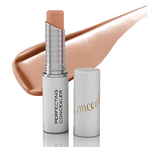 Mirabella Perfecting Longwear Cream Concealer Stick, Weightless & Versatile Hydrating Concealer Makeup Highlights, Contours, Soothes, Nourishes & Moisturizes Skin with Age-Defying Benefits, Medium III