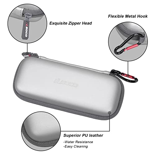 RLSOCO Hard Case for Merkur Futur 23C/33C/34C/37C/38C Razor & works with Schick Razor | Shockproof, Dustproof, Water-Resistant Storage Pouch, With Sturdy Metal Hook (Case Only)