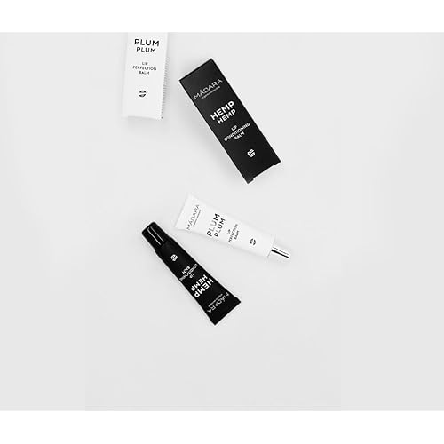 MADARA PLUM PLUM Lip Perfection Balm ? 15ml Natural Moisturizing Lip Balm with Shea Butter, Jojoba & Plum Oil ? Lip Balm for Dry, Chapped Lips ? Hydrating & Nourishing