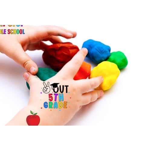 5TH Grade Graduation Temporary Tattoos for 5TH Grade Graduation Party Decorations, 5TH Grade Graduations 2026, Boys Girls Kids 5TH Grade Graduation Gifts Tattoos Supplies, 110pcs