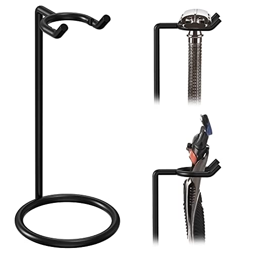 Linkidea Stainless Steel Safety Razor Stand, Men's Travel Shaving Razor Holder, Compatible with Gillette Fusion 5 Long Handle Safety Razor (Black)