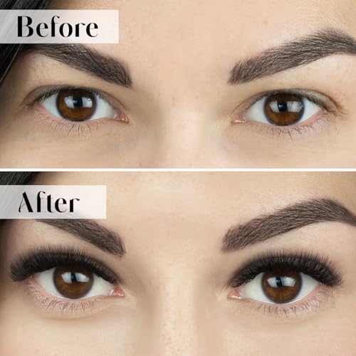 Profusion Cosmetics Iconic 3D Faux Mink False Lashes - Natural to Dramatic Styles with Quick-Dry Adhesive, Lightweight & Flexible Eyelash Set (Oh Darling)