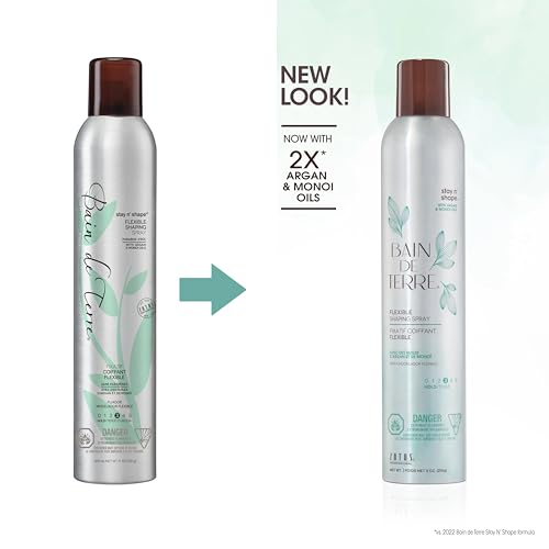 Bain de Terre Hairspray | Argan & Monoi Oils | 9 Fl Oz