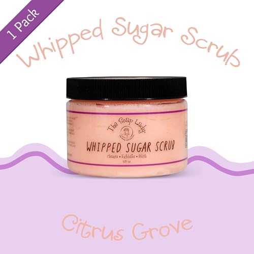 The Soap Lady Whipped Sugar Scrub - Citrus Grove - 9.5oz