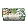 Michel Design Works Large Bath Soap Bar, White Spruce