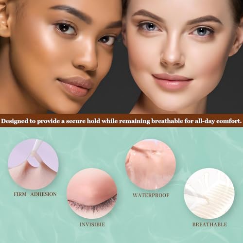 720pcs Invisible Double Eyelid Tape ? Eyelid Lift for Sagging or Hooded Eyelids, Uneven Lids, and Single Eyelids, Mother's Day Gift