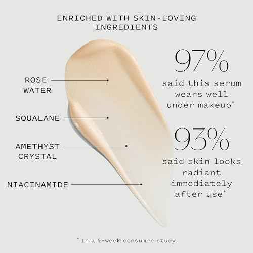 Let Me Glow Illuminating Serum & Makeup Primer, Boosts Radiance & Plumps for Highlighted, Dewy & Glowing Skin with Niacinamide, Vegan, Cruelty-Free